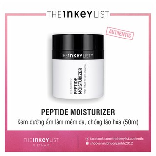 [THE INKEY LIST] Kem dưỡng ẩm chống lão hóa PEPTIDE Moisturizer - 50ml