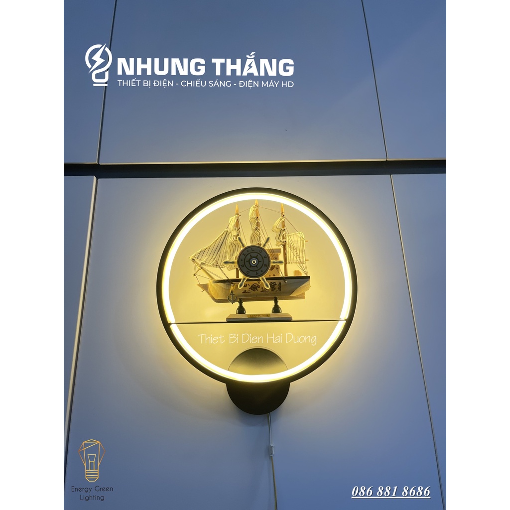 Nhiều Mẫu - Đèn Led Treo Tường Hiện Đại Con Thuyền GT178 ,Cây Đàn GT180 - 3 Chế Độ Ánh Sáng - Bảo Hành 12 Tháng