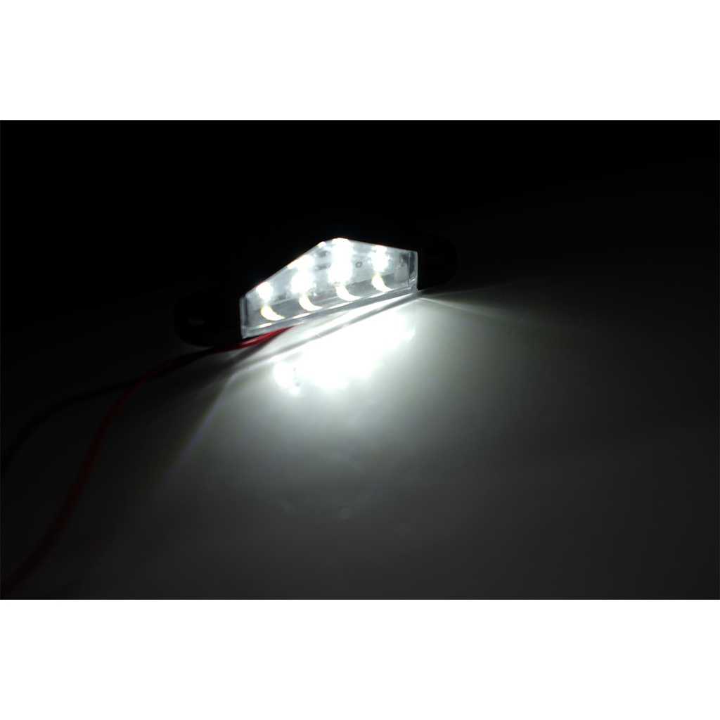 Set 2 Đèn LED 6 Bóng Siêu Sáng Gắn Biển Số Xe Hơi