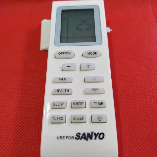 REMOTE ĐIỀU KHIỂN MÁY LẠNH ĐIỀU HOÀ SANYO