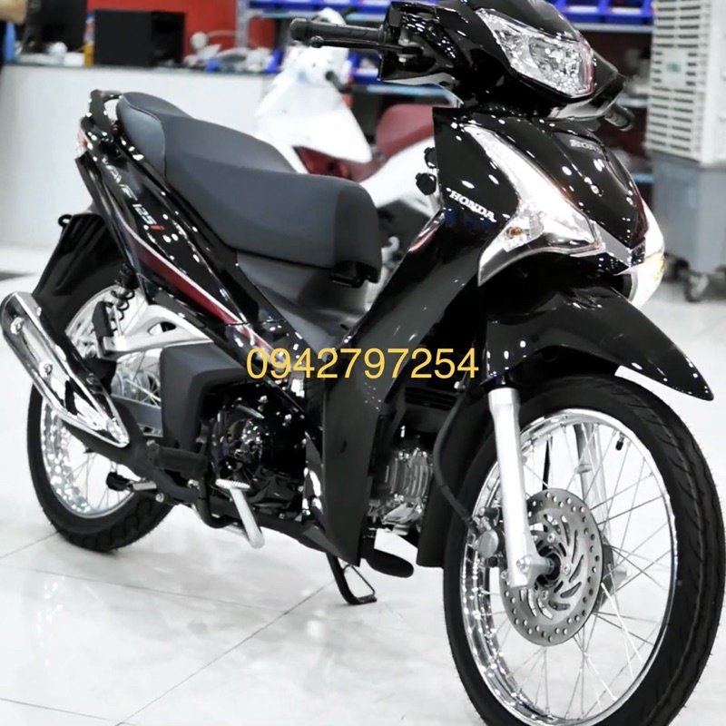 Sơn xe máy Honda Wave RSX màu Đen bóng MTP201-1K và MCP702-2K Ultra Motorcycle Colors