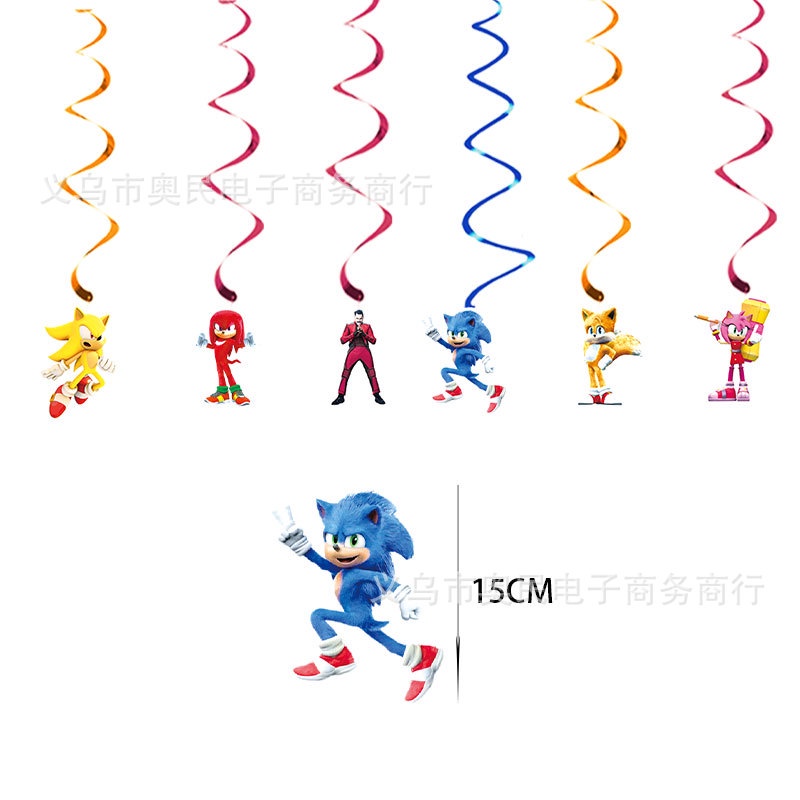 Set Khăn Giấy Trải Bàn Ns3 Sonic The Hedgehog 2 Chủ Đề Sinh Nhật
