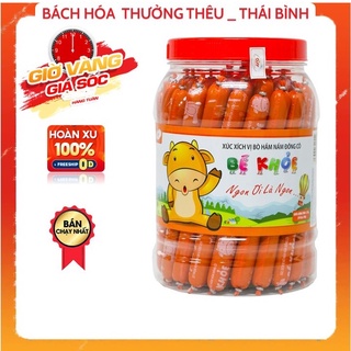 Hộp 50 cây xúc xích Bé Khỏe 50 cây x21g  vị heo hầm hạt sen