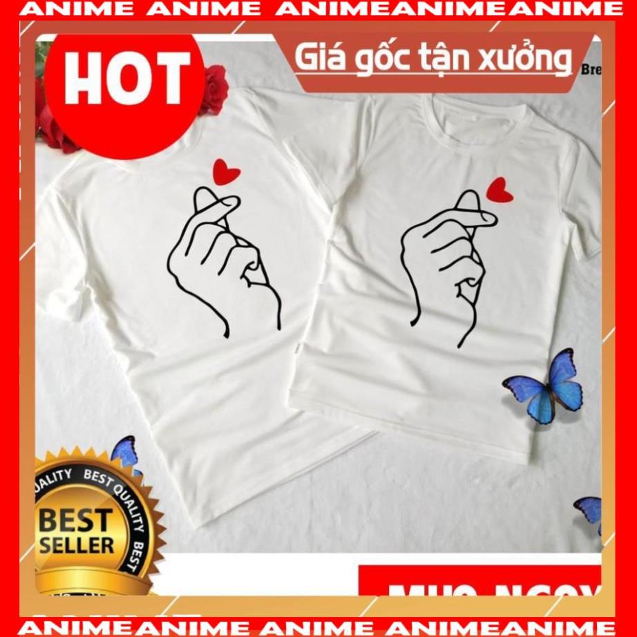 Mẫu áo đôi bắn tim giá siêu rẻ cực chất - áo thun đôi unisex dành cho tình nhân SALE