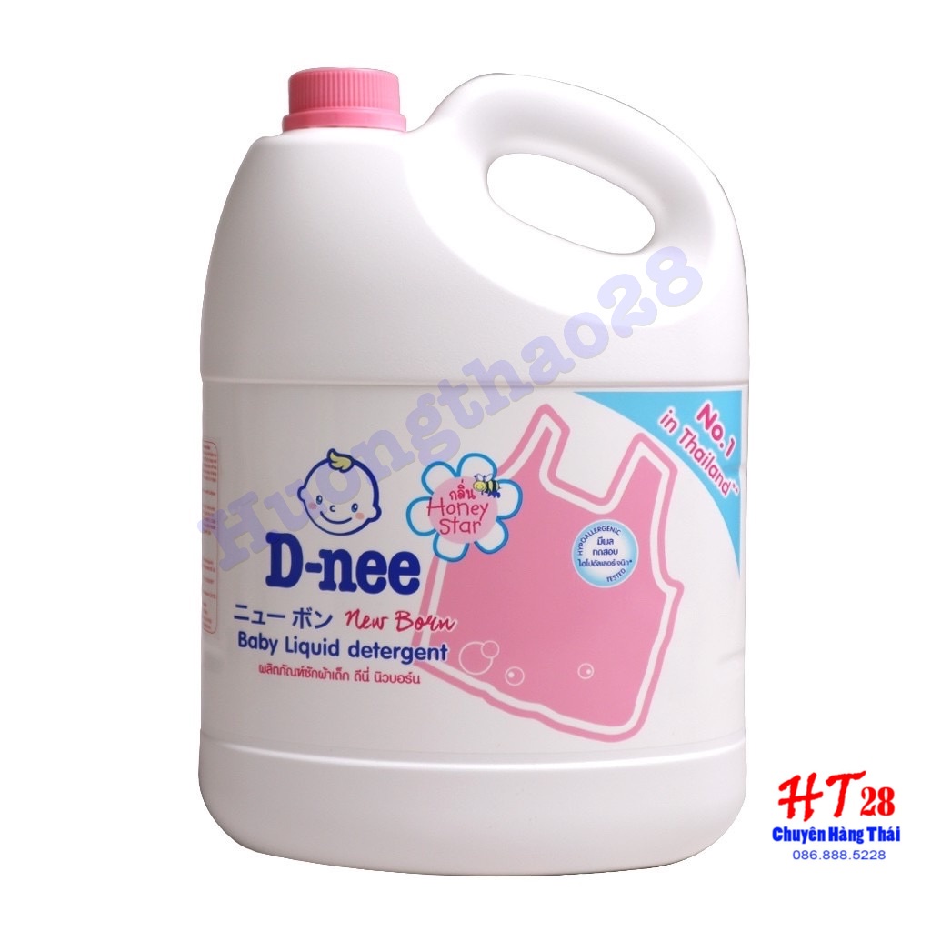 Nước Giặt Xả Dnee Thái Lan Loại 3000ml, Hàng Chuẩn Thái An Toàn Cho Làn Da Của Bé