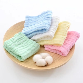 Khăn mặt xô 6 lớp cho bé - Khăn sữa cho bé 6 lớp màu trơn dày dặn