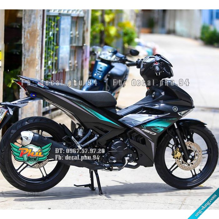 Tem rời Exciter 150 RC 2019 đen xanh lục bảo (A)