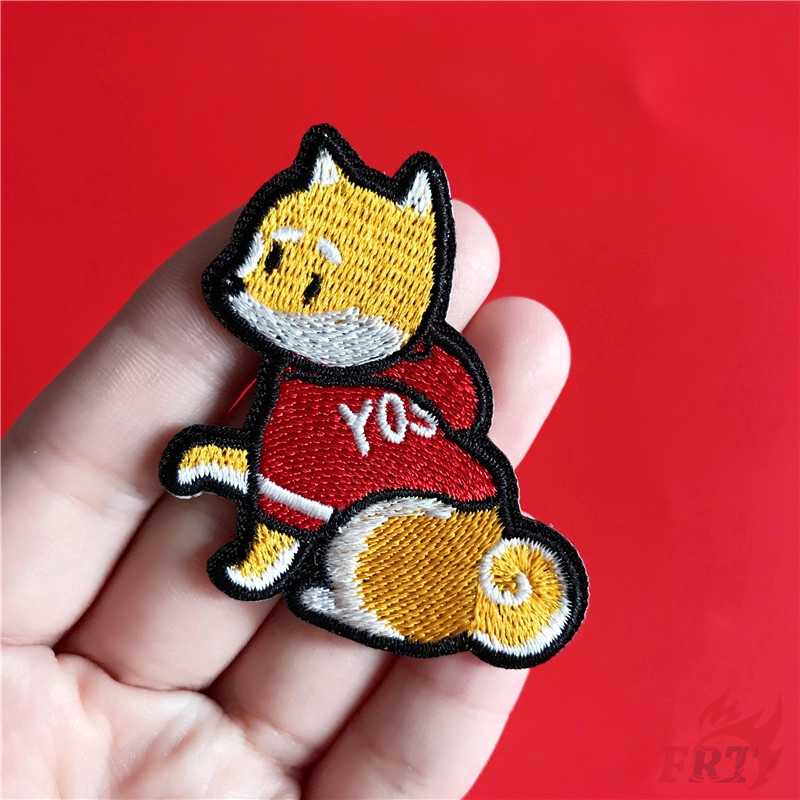 1 Huy Hiệu Ủi Thêu Hình Cún Cưng Đáng Yêu Series 05