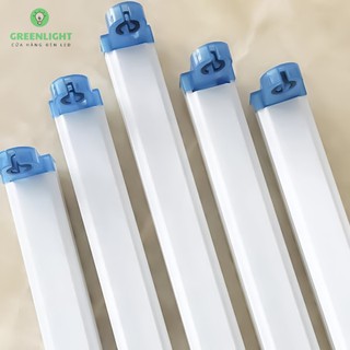 Máng đèn Tuýp LED T8 0.6m 1.2m, Mua Combo 5c, Combo 10c Máng đơn, Máng đôi đầu xanh với giá cực tốt