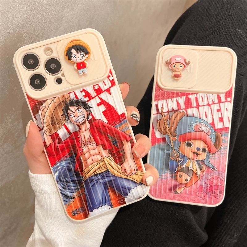 Ốp Điện Thoại Họa Tiết Hoạt Hình One Piece Luffy Chopper Cho iPhone11 xr/xsmax 8plus 7P 12Pro max