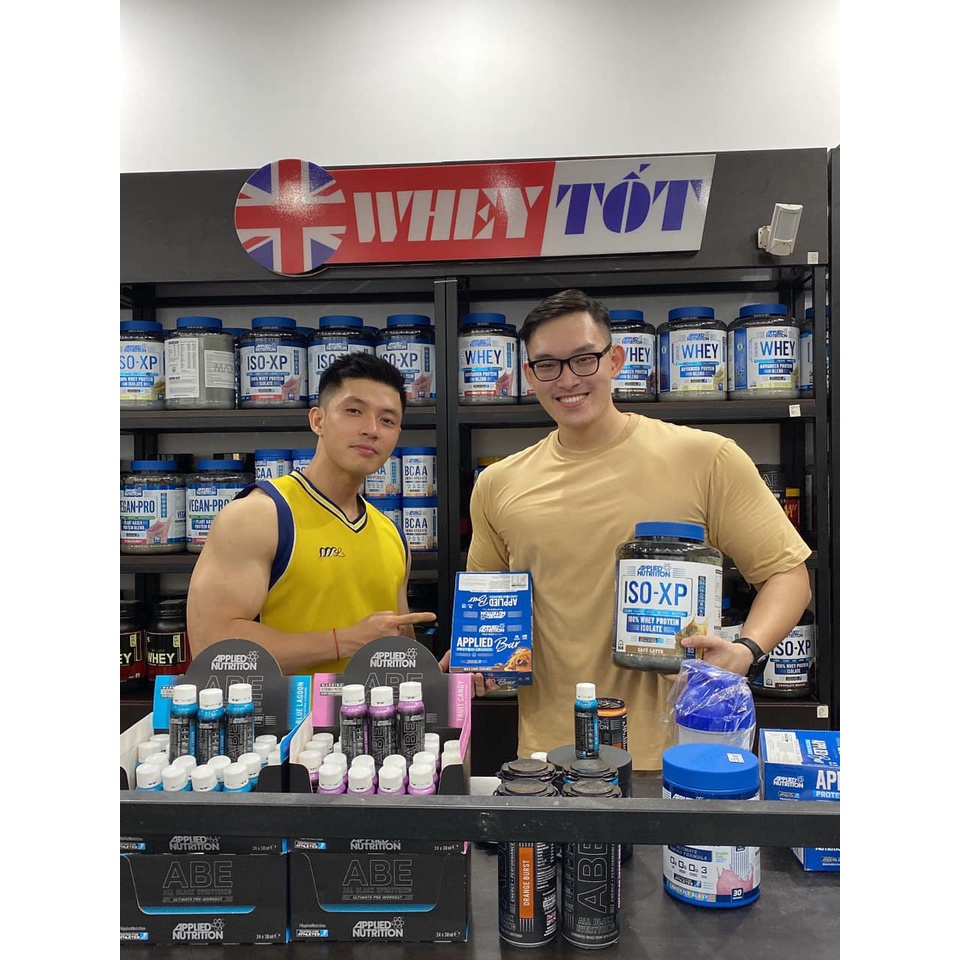 Tặng bình lắc - Bột Whey Protein tinh khiết Isolate Applied Nutrition Iso Xp tăng cơ giảm mỡ 1.8kg