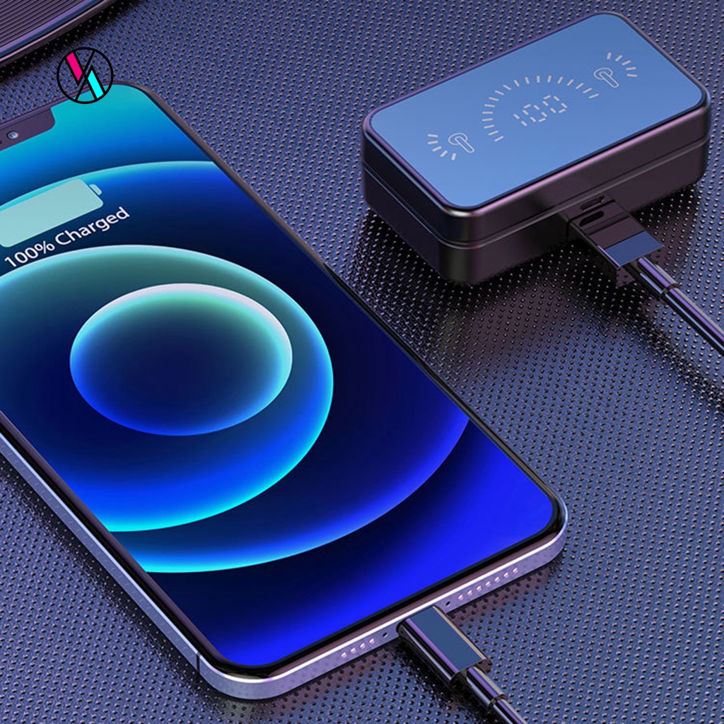 Tai Nghe bluetooth Không Dây S20 5.1 Màu Đen Cho Samsung