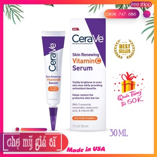 Serum sáng da mờ thâm CeraVe Skin Renewing 10% Vitamin C