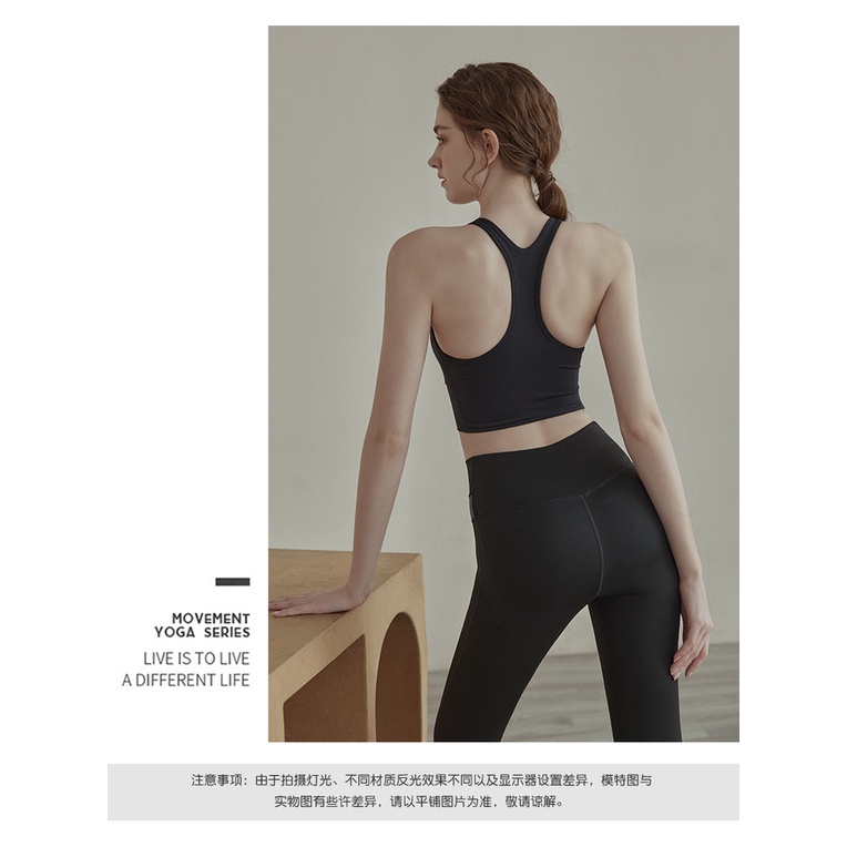 Bộ Trang Phục Hai Mảnh Áo Không Tay Ôm Dáng Co Giãn Dành Cho Nữ Tập Yoga Chạy Bộ Mùa Xuân Hè