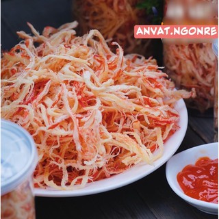 Mực Sợi Hấp Nước Dừa gần 300gram
