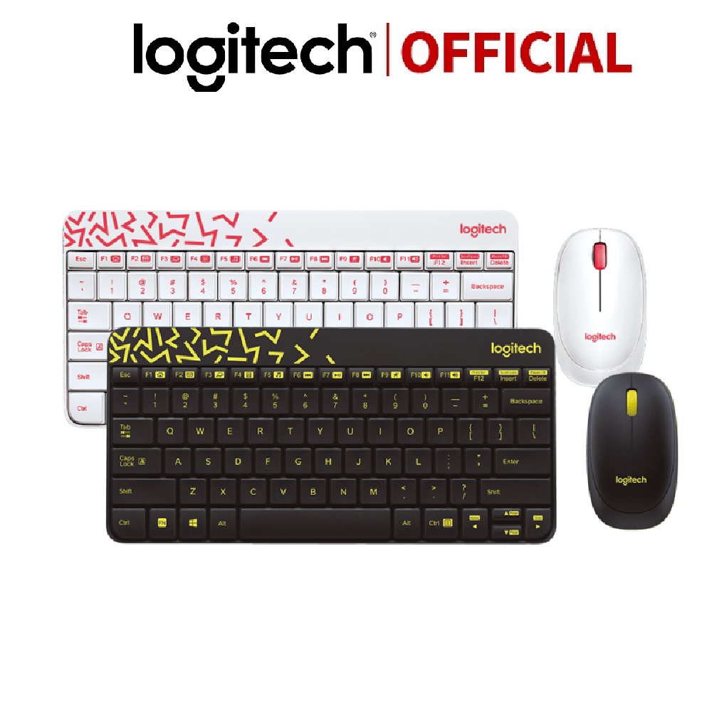 Bàn phím chuột Logitech MK240 Nano - Không dây 2.4 Ghz