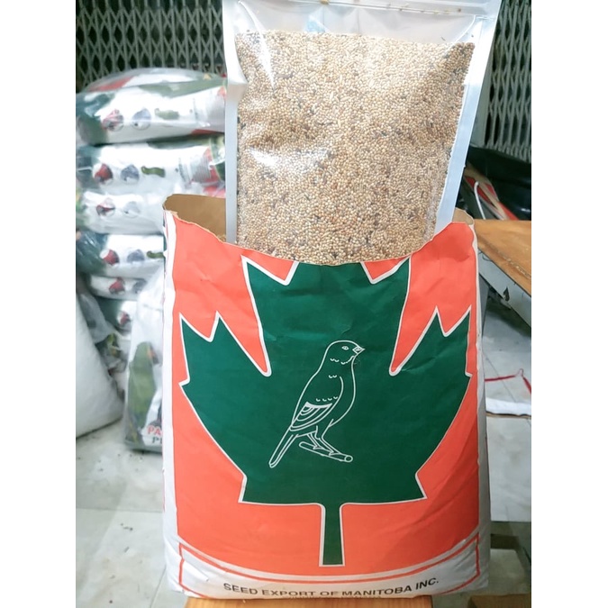 1kg hạt trộn cho yến phụng, parolet của Manitoba