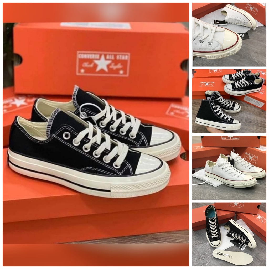 Nam, Nữ Cao Cấp - Sneaker CV Cổ Thấp, Cao