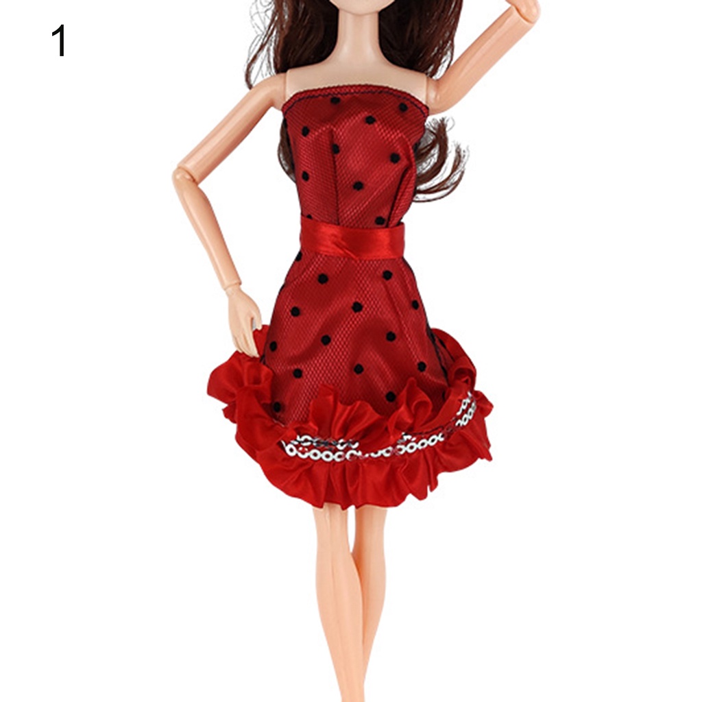 Đầm Ngắn Thân Thiện Với Da Cho Búp Bê