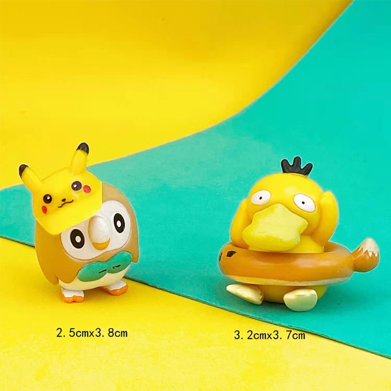 Set 8 Mô Hình Nhân Vật Phim Hoạt Hình Pokemon Xinh Xắn