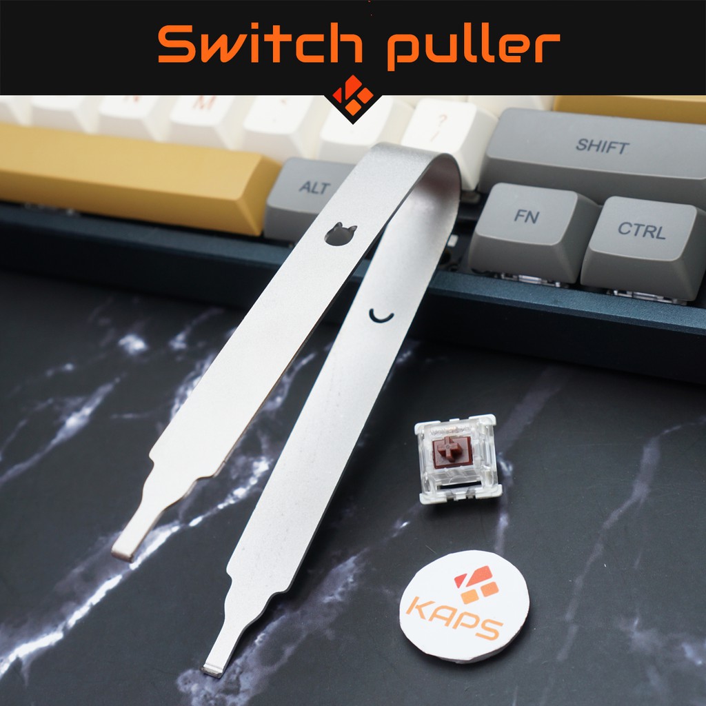 Switch Puller Kim loại | Dụng Cụ Tháo Switch, Gỡ Switch bàn phím cơ | Nhôm nguyên khối | Nhổ switch bàn phím cơ hot swap