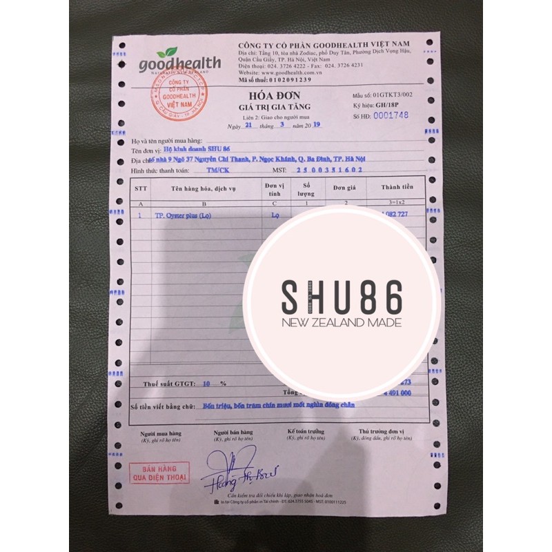 Tinh chất hàu Goodhealth Oyster Plus Zinc | BigBuy360 - bigbuy360.vn