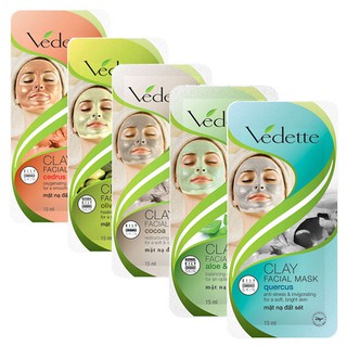 Combo 5 Mặt nạ đất sét Vedette 15ml