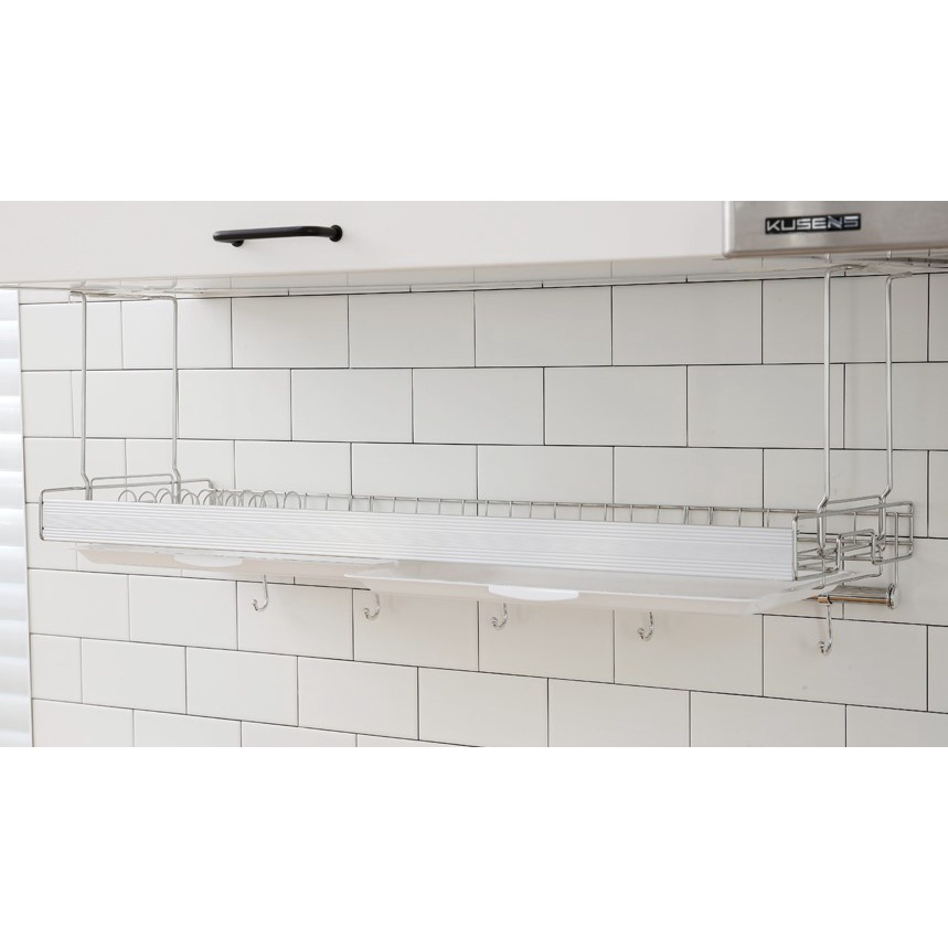 Kệ chén bát ALC (A). Daijin ( Hàn Quốc ). Inox đánh bóng điện giải, màu sáng bóng. Kệ treo tủ bếp