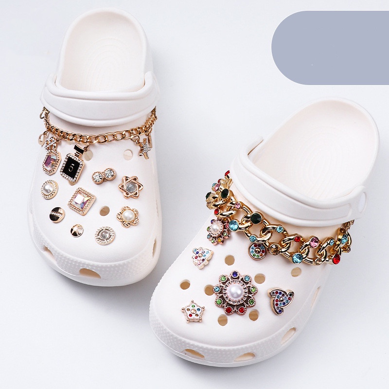 Set 20 Phụ Kiện Hạt Ngọc Trai Giả Tự Trang Trí Giày Dép