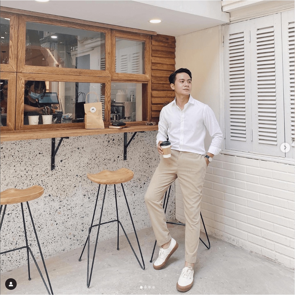 Áo sơ mi dài tay nam chống nhăn xù SSSTUTTER bamboo thoáng mát dáng refined fit sơ vin linh hoạt COLLAR SHIRT