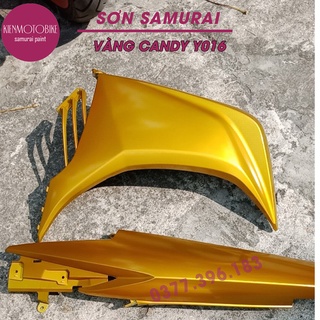 Sơn xịt Samurai màu Vàng Candy - Y016 (400 ml)