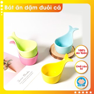 Bát ăn dặm cho bé,Bát ăn dặm đuôi cá 90ml - MomsShop