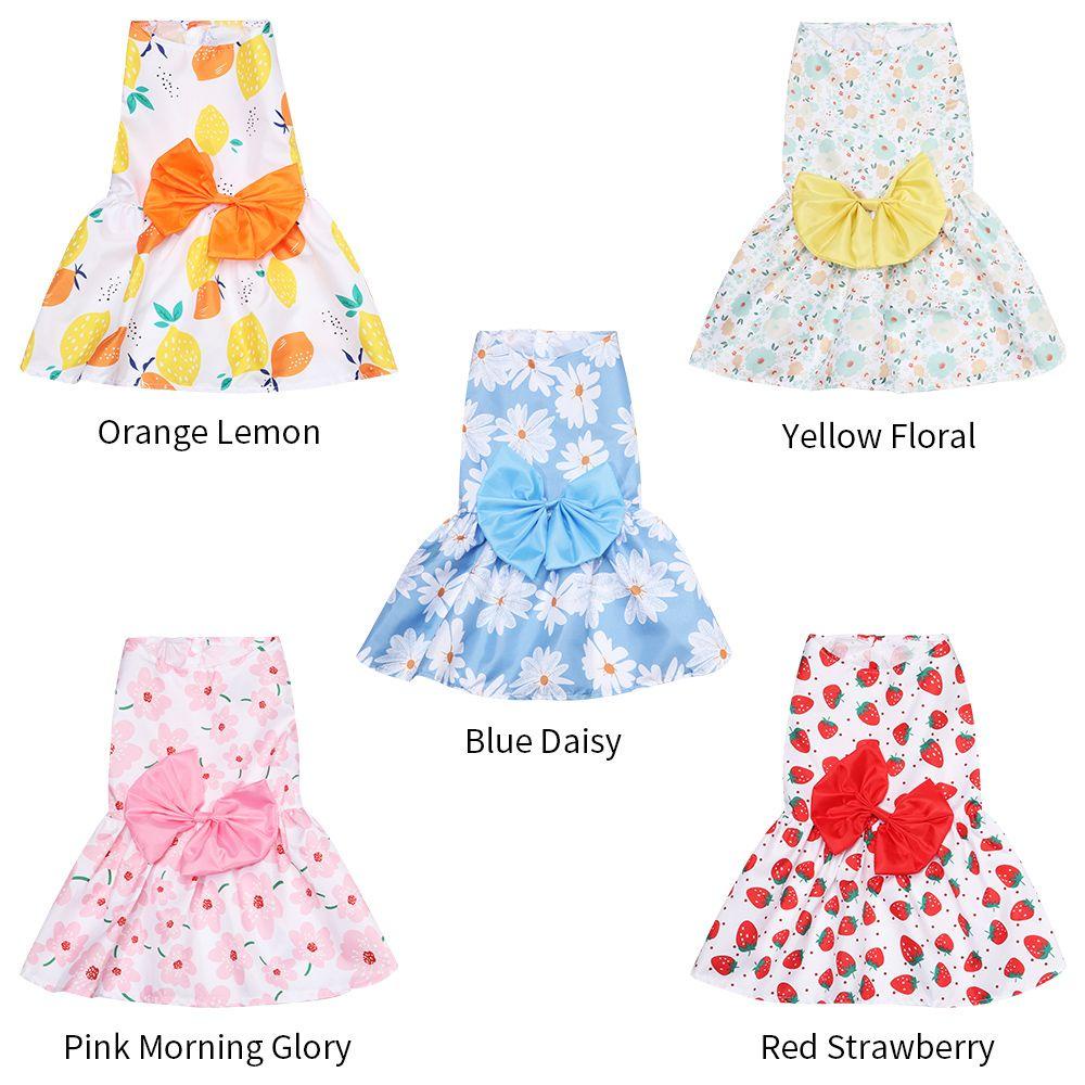 Layor1 Đầm Công Chúa Không Tay Họa Tiết Bướm Đáng Yêu Dành Cho Chó Chihuahua