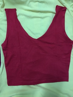 Áo croptop sát nách cổ tim giá rẻ