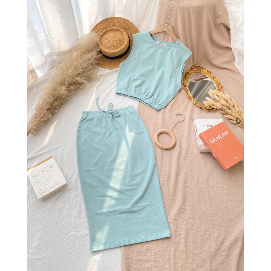 ( Ảnh thật 5 màu ) Set váy thun body form siêu đẹp | BigBuy360 - bigbuy360.vn