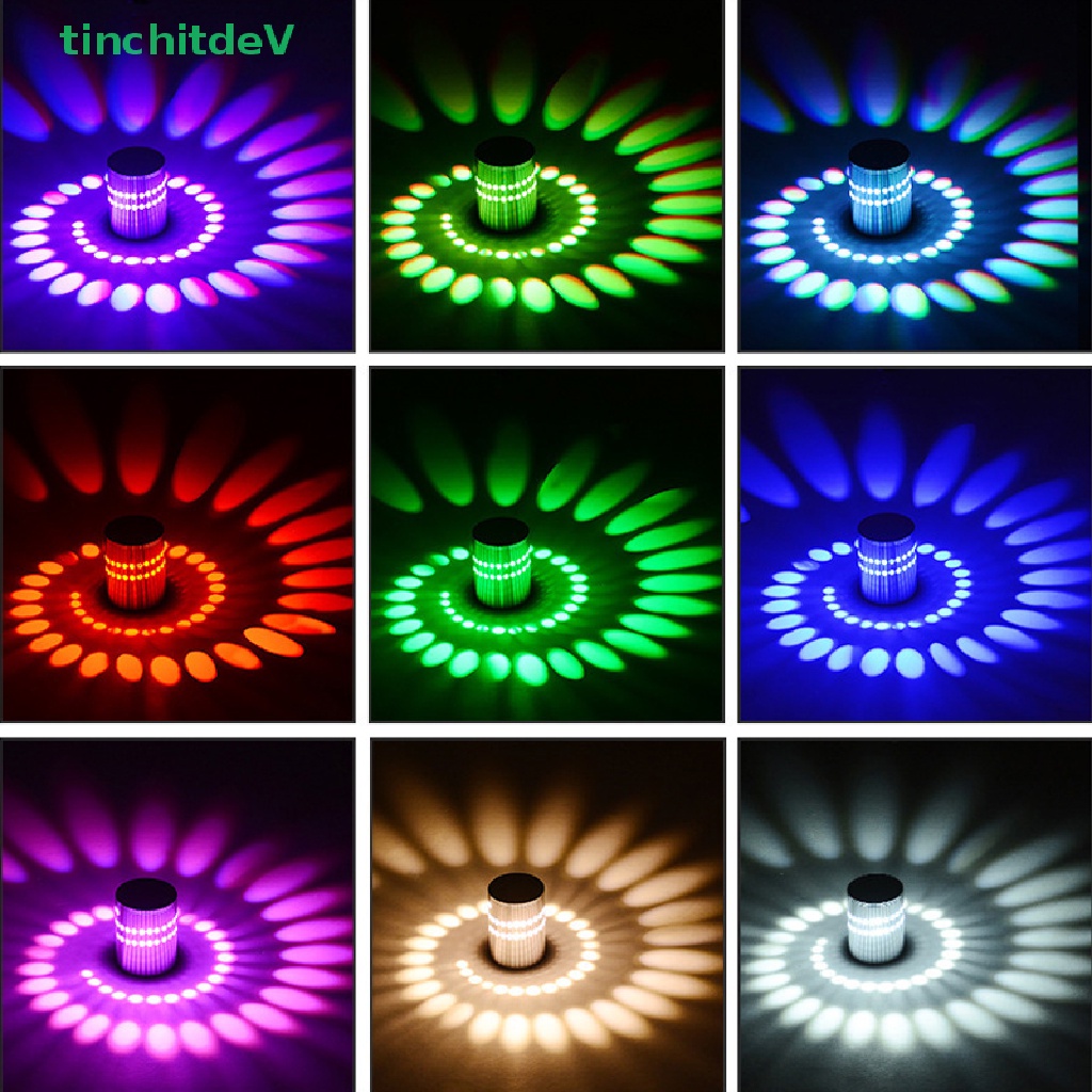 Đèn LED Nghệ Thuật Treo Tường Lỗ Xoắn Ốc Trang Trí Nhà Cửa / Quán Bar / Quán Bar [Mới