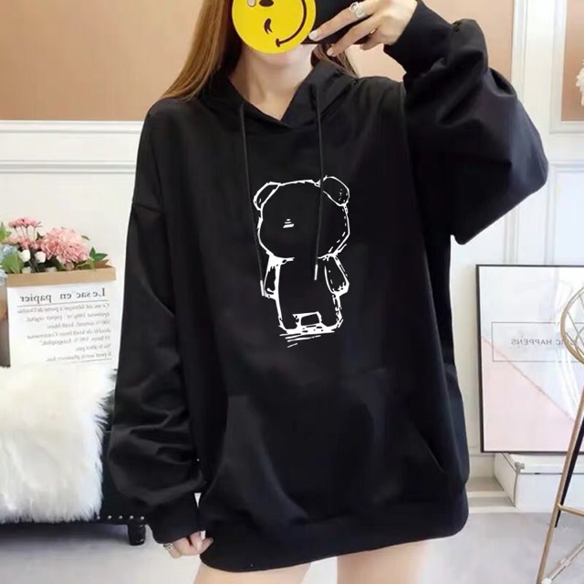 Áo hoodie nữ WIND unisex form rộng nỉ WIND HD24 thời trang nam nữ oversize ulzzang | BigBuy360 - bigbuy360.vn