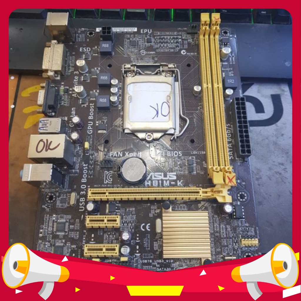 Main Asus h81m-k socket 1150