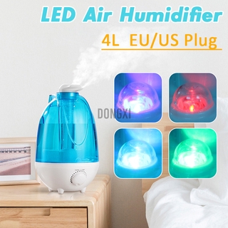 Máy Phun Sương Tạo Ẩm Tích Hợp Đèn Led Dung Tích 4l