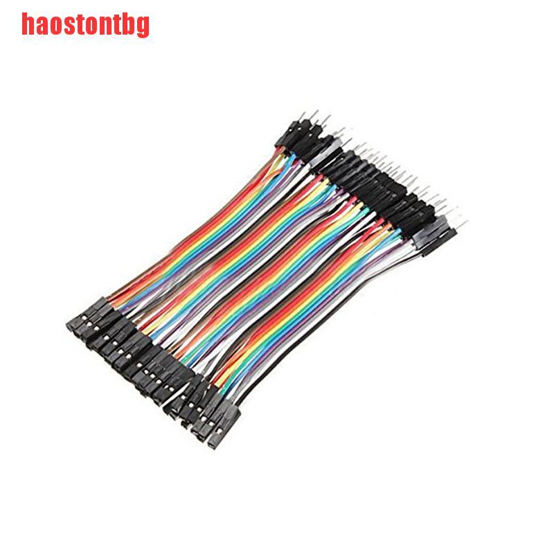 [haostontbg]40pcs Dupont 10CM Male To Female Jumper Wire Ribbon Cable for Arduino