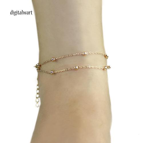 Lắc chân hai lớp đính hạt ngọc trai giả quyến rũ | BigBuy360 - bigbuy360.vn