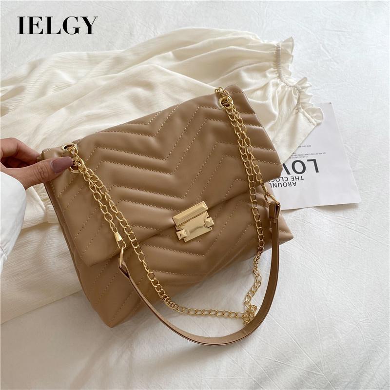 Túi Đeo Vai Một Bên Vai Sức Chứa Lớn Họa Tiết Hình Thoi Cổ Điển Cho Nữ