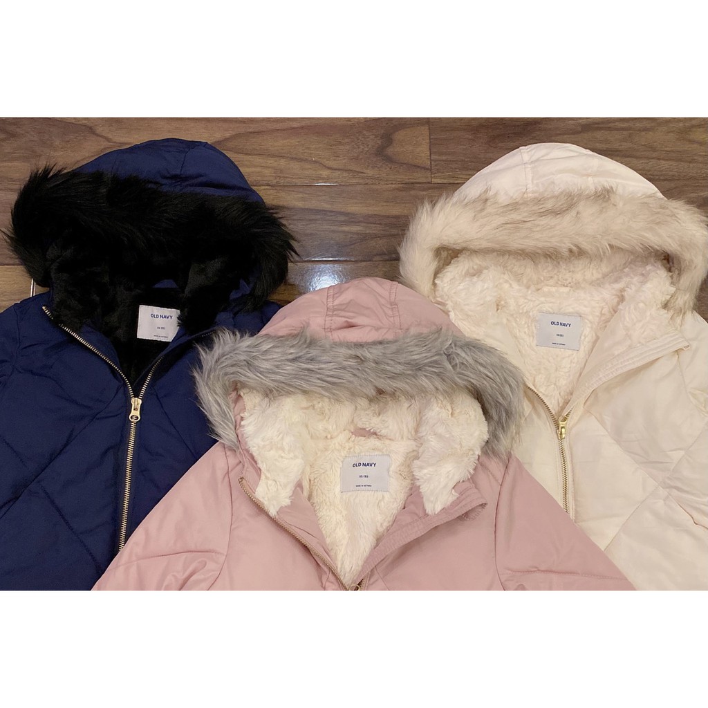 Áo phao lót lông Jacket Old Navy cho mẹ và bé