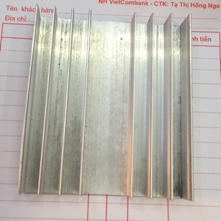 Nhôm tản nhiệt 8 cánh dài 10 cm