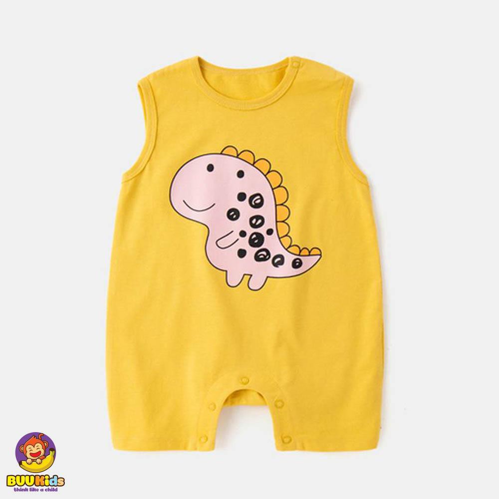 Bộ BODYSUIT ba lỗ cho bé - 100% cotton chuẩn xuất Nhật - Mẫu mới nhất chính hãng Buukids