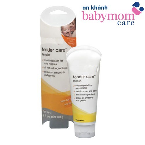 Kem bôi nứt đầu ti purelan 37g, Tender Care Lanolin 56,7g, Earth mama organic 60ml