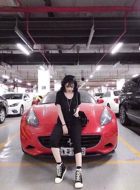 Giày snaker RICK OWEN đế thơm hương Vali, tăng chiều cao