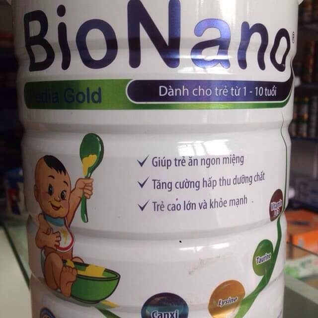 Sữa bột Bionano Pedia Gold 900g(1-10 tuổi)