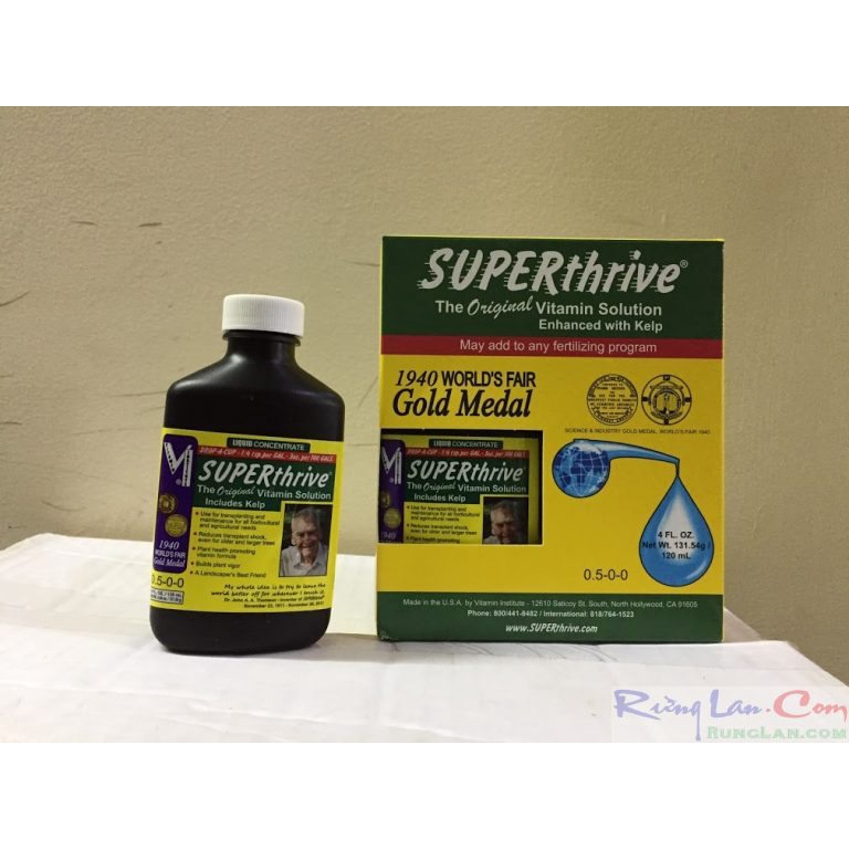 SUPERthrive chai 120ml - Kích thích tăng trưởng cho lan và cây ăn trái, hoa màu.