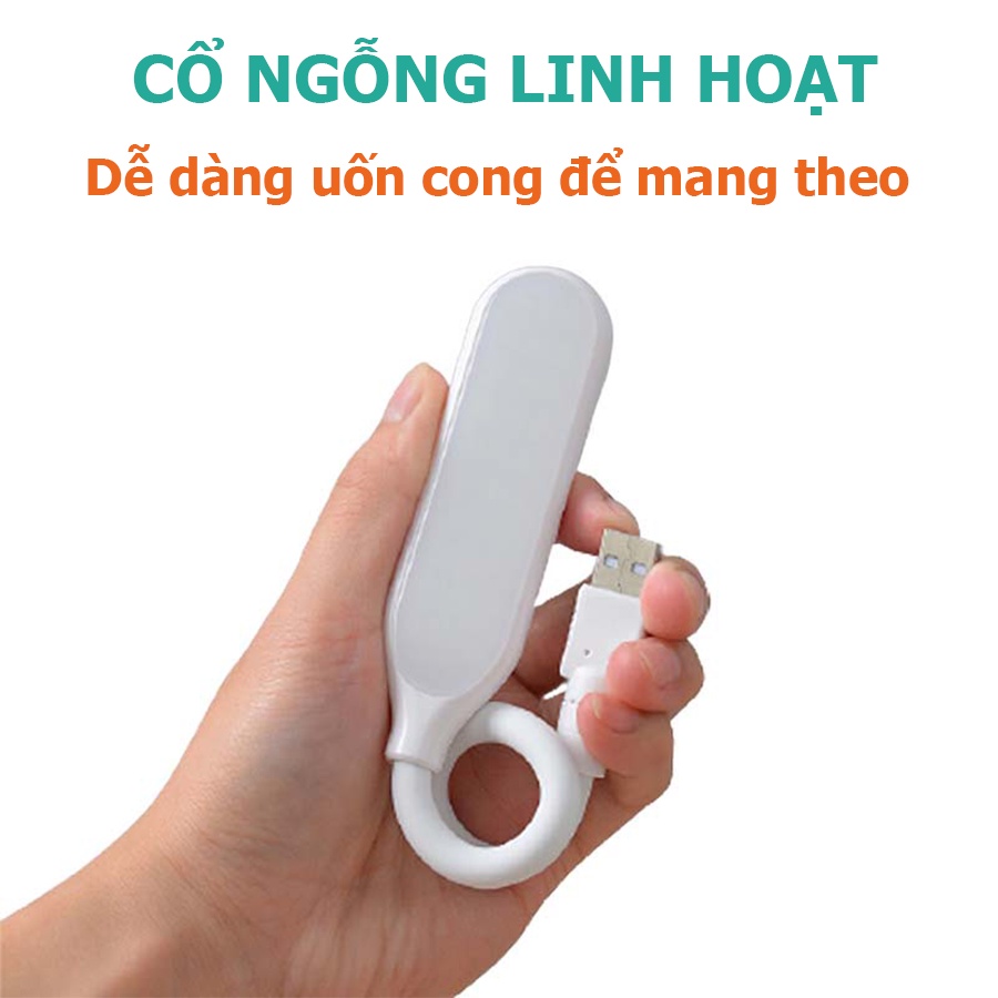 Đèn LED USB, Đèn Led USB siêu sáng,có thể uốn cong linh hoạt hỗ trợ đọc sách, trang điểm